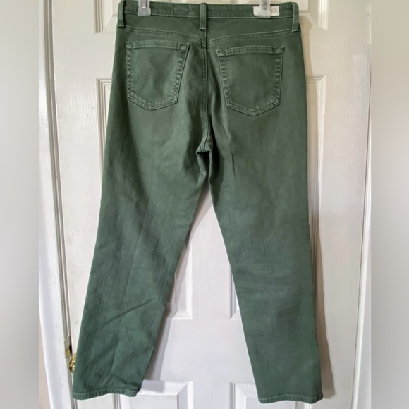 AG Adriano Goldschmied The Isabelle Button Up High Rise Straight Crop Jeans S29R - Picture 9 of 9